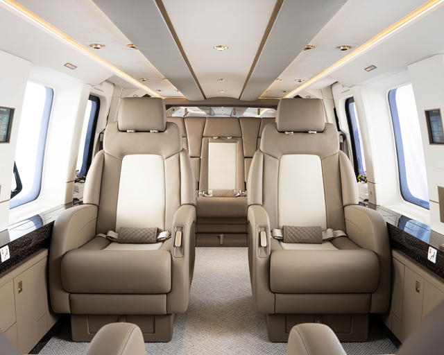 Luxury Heli Interior